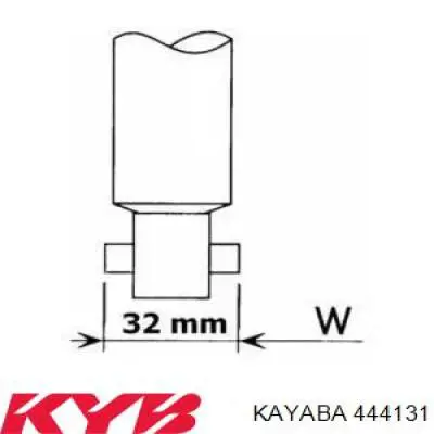 444131 Kayaba Amortyzator tylny