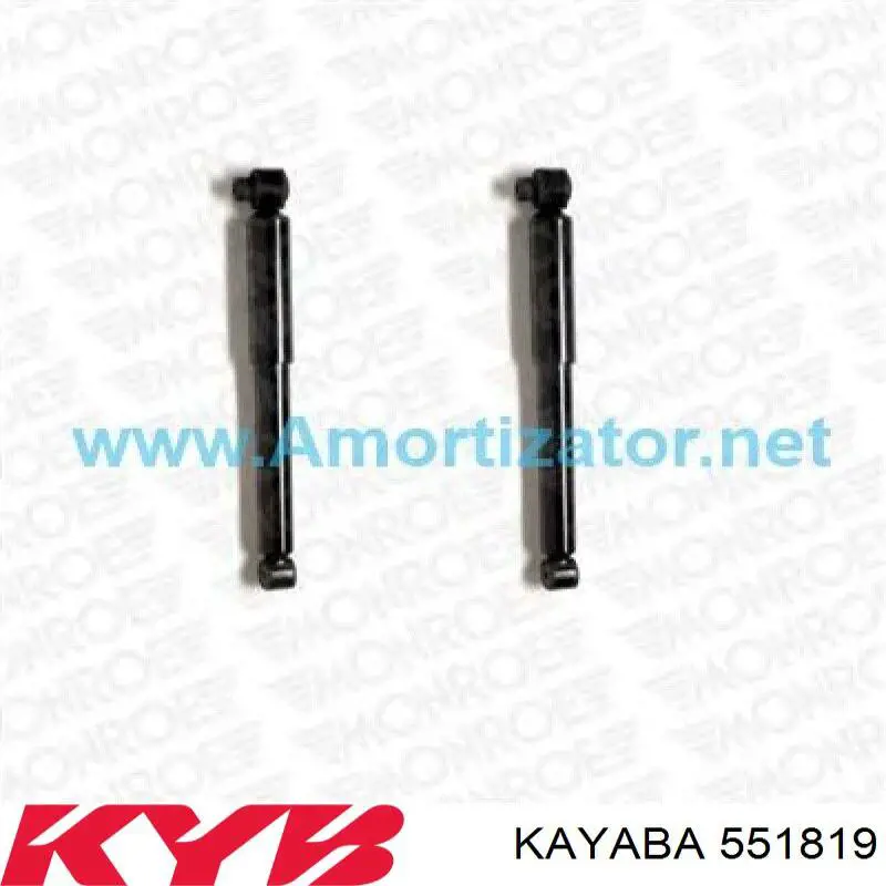 Do koszyka 551819 Kayaba Amortyzator tylny