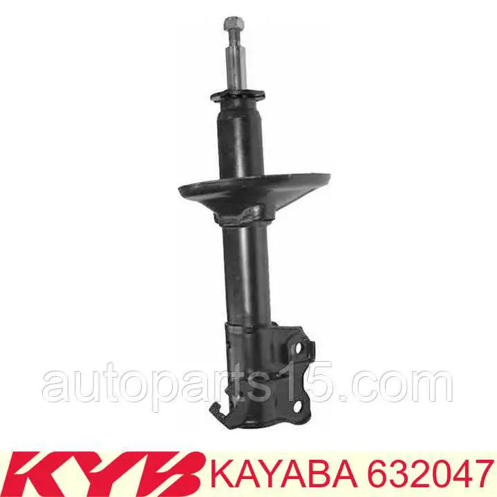 632047 Kayaba Amortyzator tylny lewy