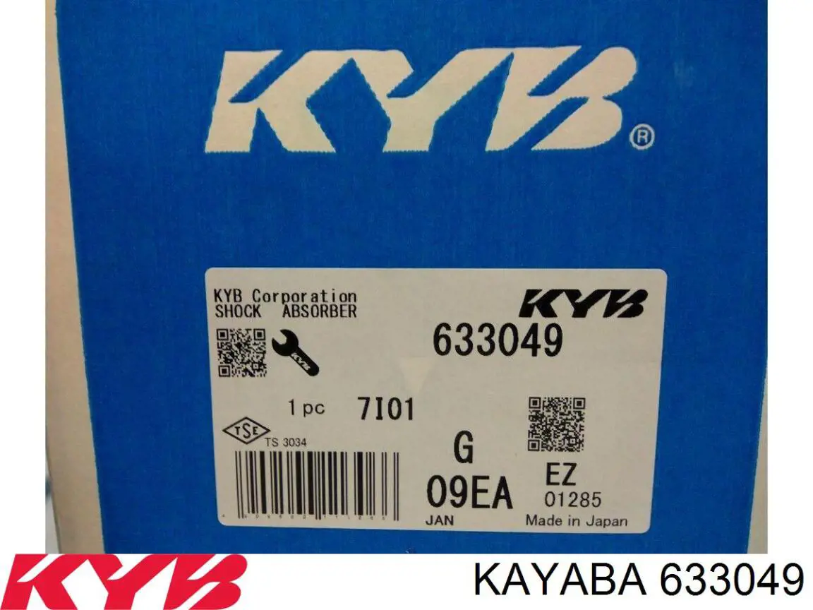 Do koszyka 633049 Kayaba Amortyzator przedni prawy