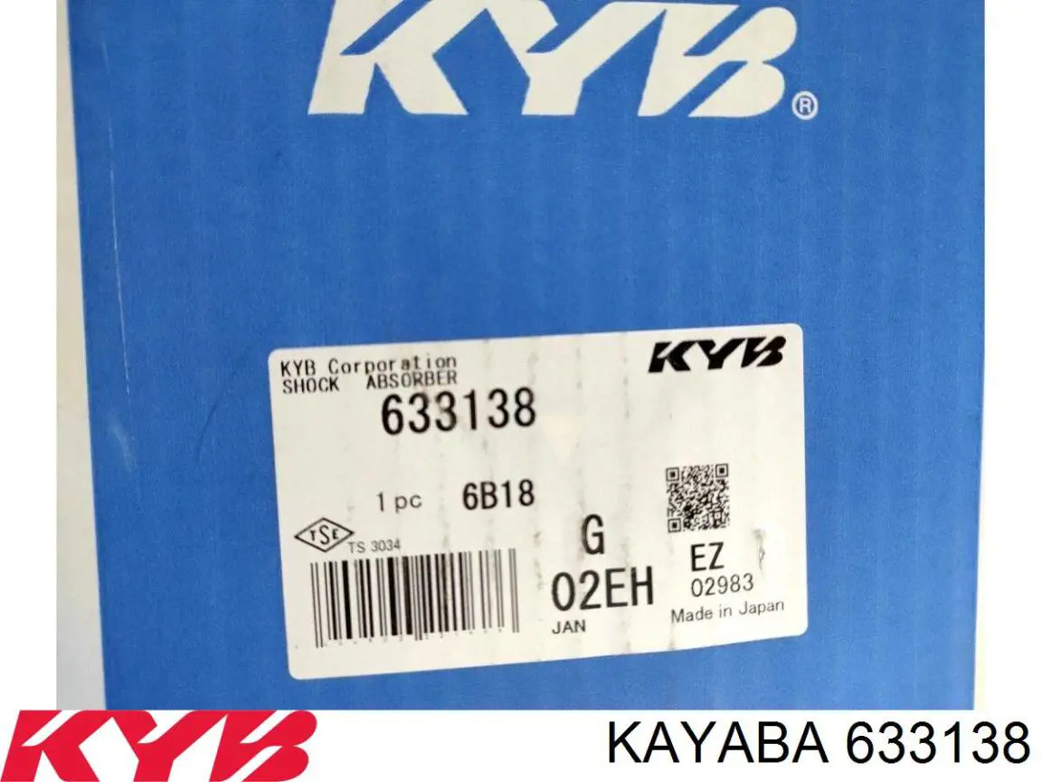 Amortyzator przedni lewy Kayaba 633138 cena, od 69,17 USD