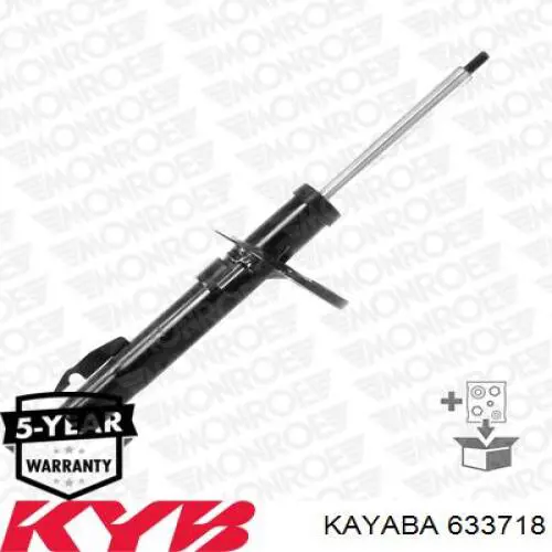 Do koszyka RS310054 Raiso Amortyzator przedni
