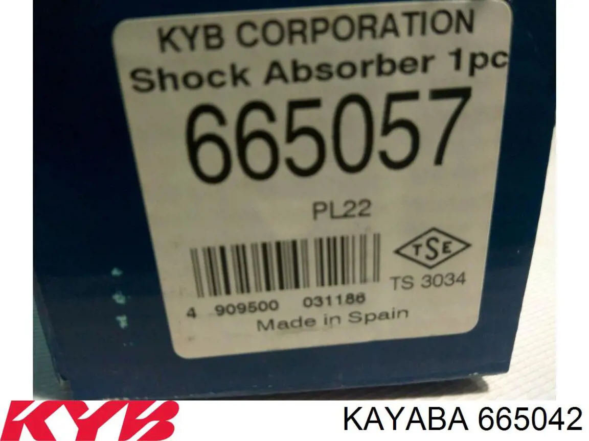 Amortyzator przedni Kayaba 665042 cena, od 30,06 USD