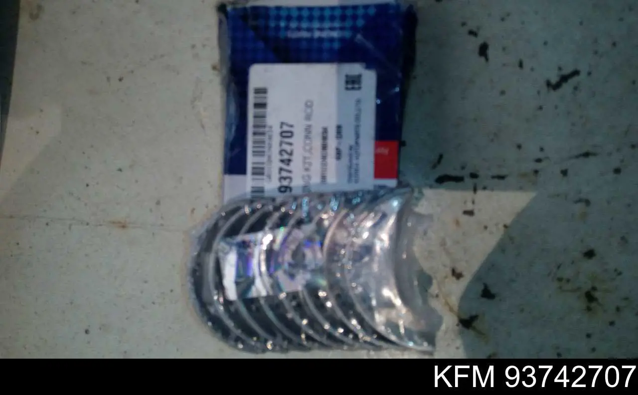 Do koszyka Panewki korbowodowe wału korbowego, zestaw, standardowe (STD) Chevrolet Aveo II T250, T255