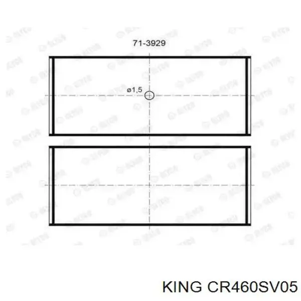 Do koszyka Panewki korbowodowe wału korbowego, zestaw, 2. naprawa (+0,50) Volkswagen Passat B5 3B3