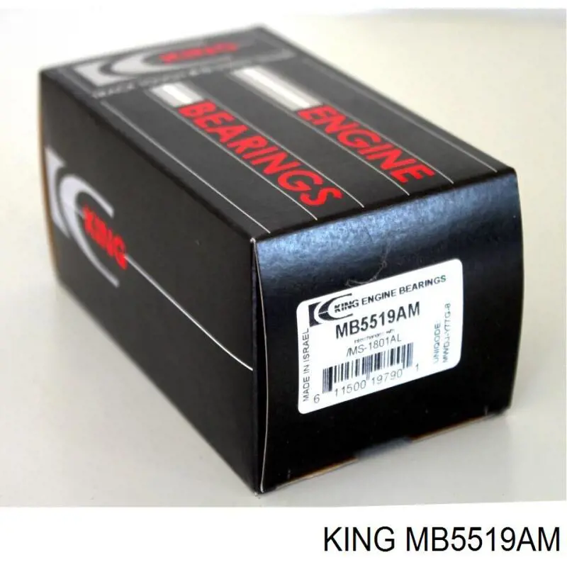 Panewki główne wału korbowego, zestaw, standardowe (STD) King MB5519AM cena, od 38,35 USD