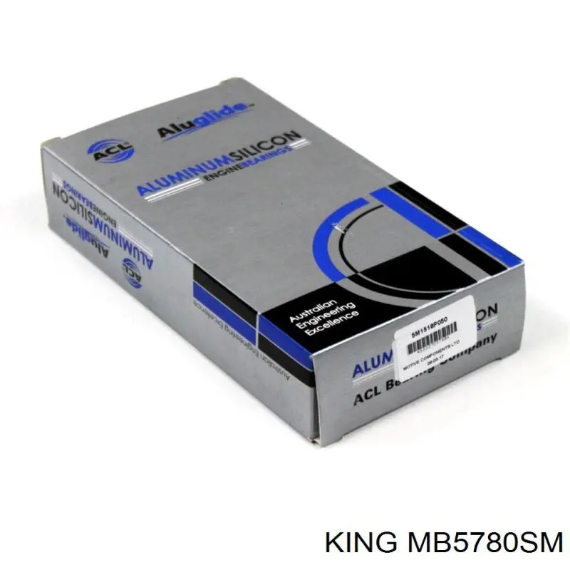 Panewki główne wału korbowego, zestaw, standardowe (STD) King MB5780SM cena, od 67,95 USD