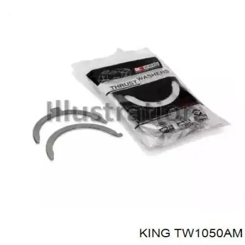 TW3889ASTD Kolbenschmidt Półpierścień oporowy wału korbowego, STD, zestaw