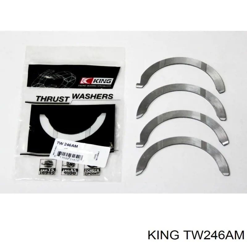 Półpierścień oporowy wału korbowego, STD, zestaw Mahle Original 039AS19967000 cena, od 14,26 USD