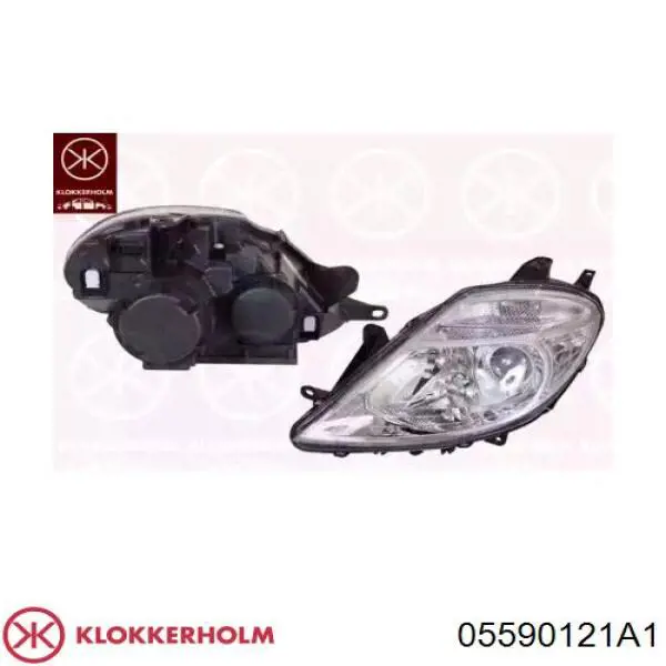 Reflektor lewy do Citroen C8  EA, EB