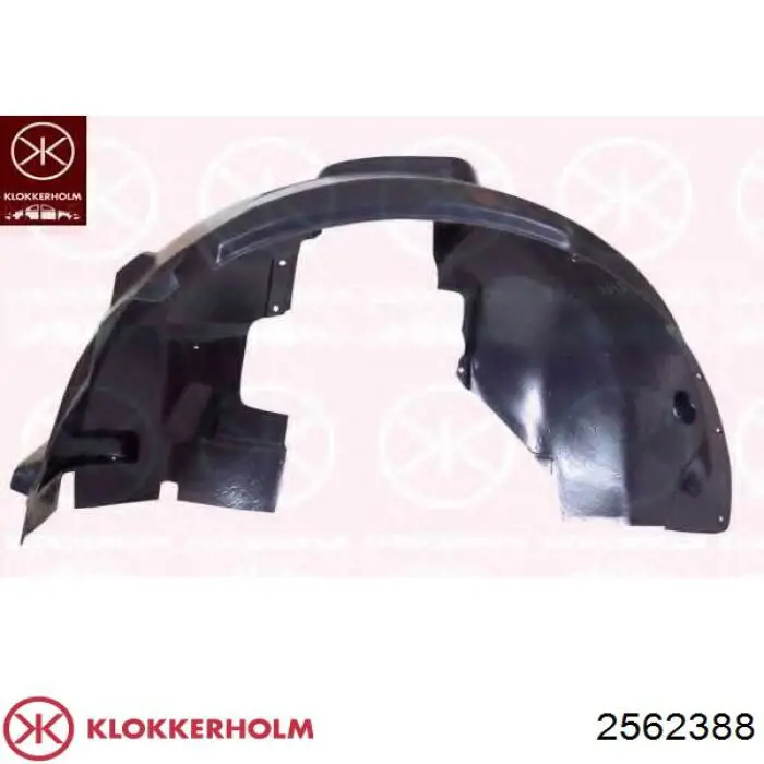 Do koszyka Nadkole błotnika przedniego prawe Ford Fiesta Mk3 GFJ