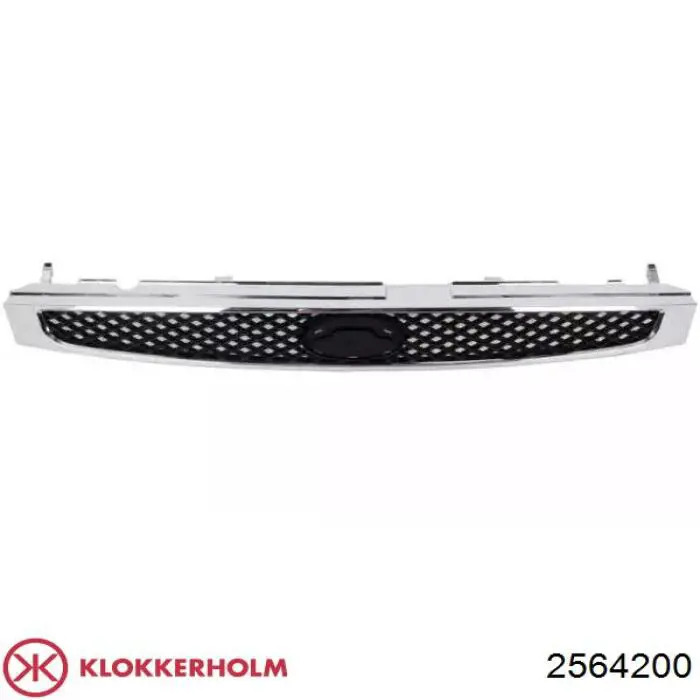 Do koszyka 2564200 Klokkerholm Osłona chłodnicy kompletna (panel mocowania reflektorów)