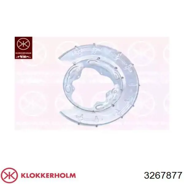 Osłona tarczy hamulcowej tylnej lewa Klokkerholm 3267877 cena, od 38,48 USD