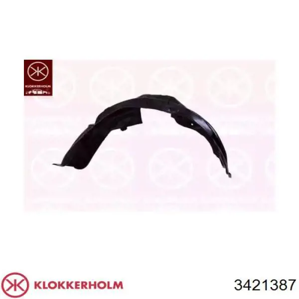 Nadkole błotnika przedniego lewe Mazda 2 II hatchback (DE) (2007 - 2014) cena, od 26,30 USD