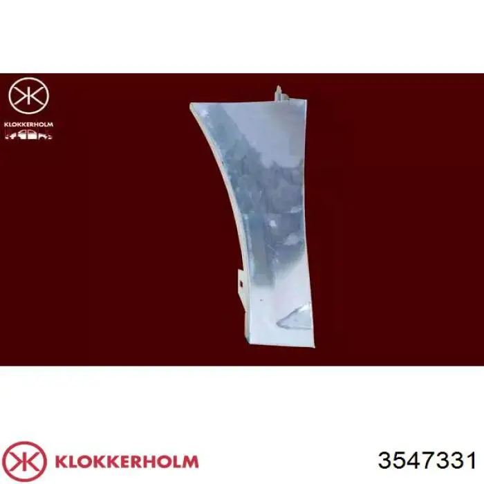 3547331 Klokkerholm Zestaw naprawczy błotnika przedniego lewego
