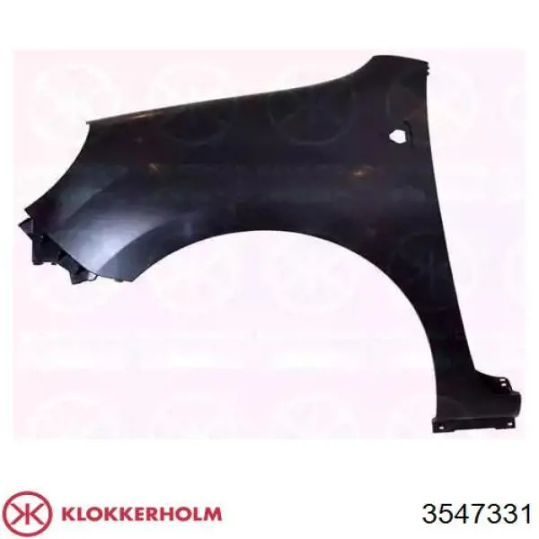Zestaw naprawczy błotnika przedniego lewego Klokkerholm 3547331 cena, od 45,30 USD