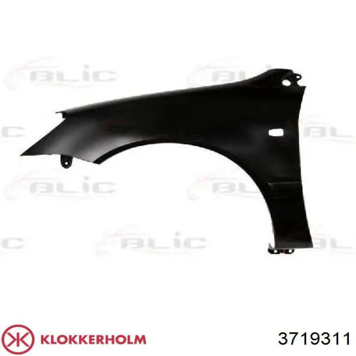 Błotnik przedni lewy Klokkerholm 3719311 cena, od 57,02 USD