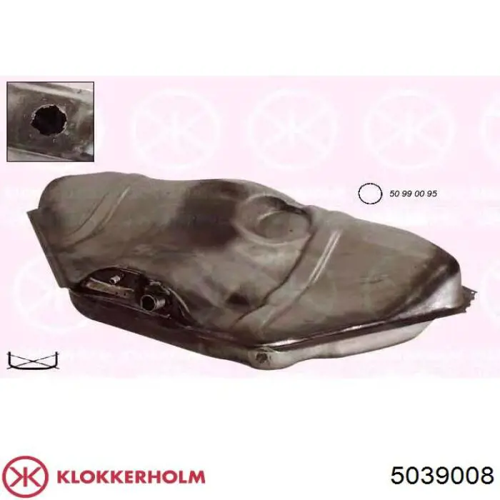 Do koszyka Zbiornik paliwa Opel Senator B 29