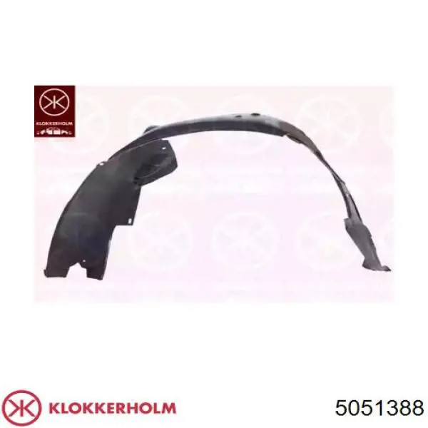 Nadkole błotnika przedniego prawe Klokkerholm 5051388 cena, od 16,45 USD