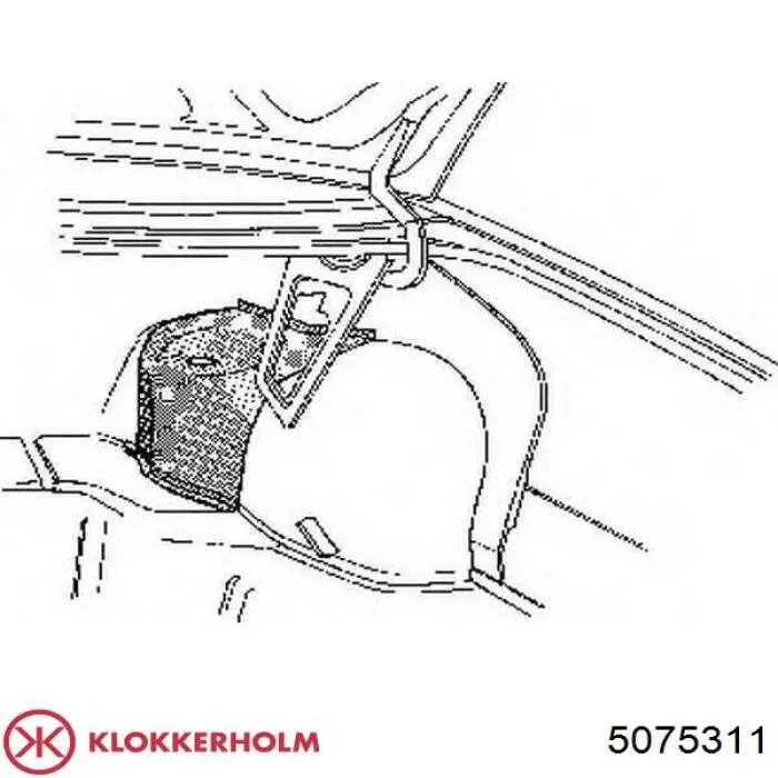 Błotnik przedni lewy Opel Ascona C hatchback (84, 89) (1981 - 1988) cena, od 232,38 USD