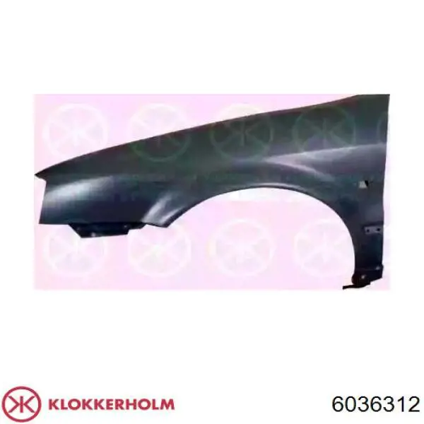Błotnik przedni prawy do Renault 19 I B53, C53