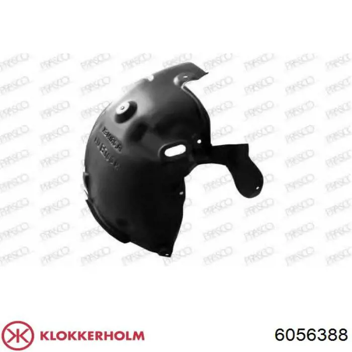 Do koszyka 6056388 Klokkerholm Nadkole błotnika przedniego prawe