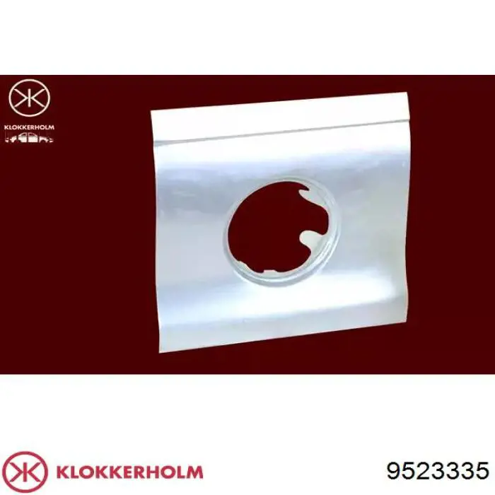 Do koszyka 9523335 Klokkerholm Błotnik przedni lewy