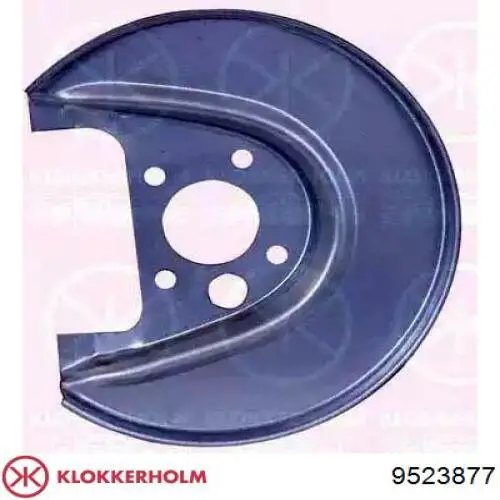 Osłona tarczy hamulcowej tylnej lewa Klokkerholm 9523877 cena, od 14,92 USD
