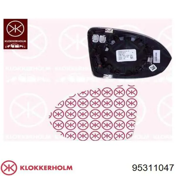 3G1857507BK9B9 VAG Lusterko wsteczne lewe