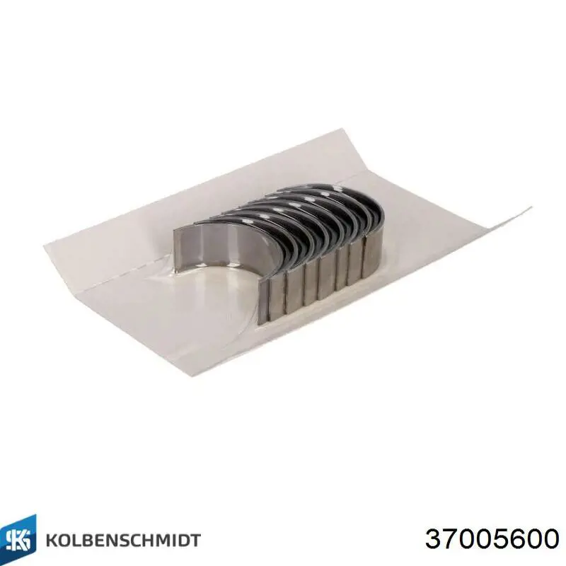 Panewki korbowodowe wału korbowego, zestaw, standardowe (STD) 37005600 Kolbenschmidt