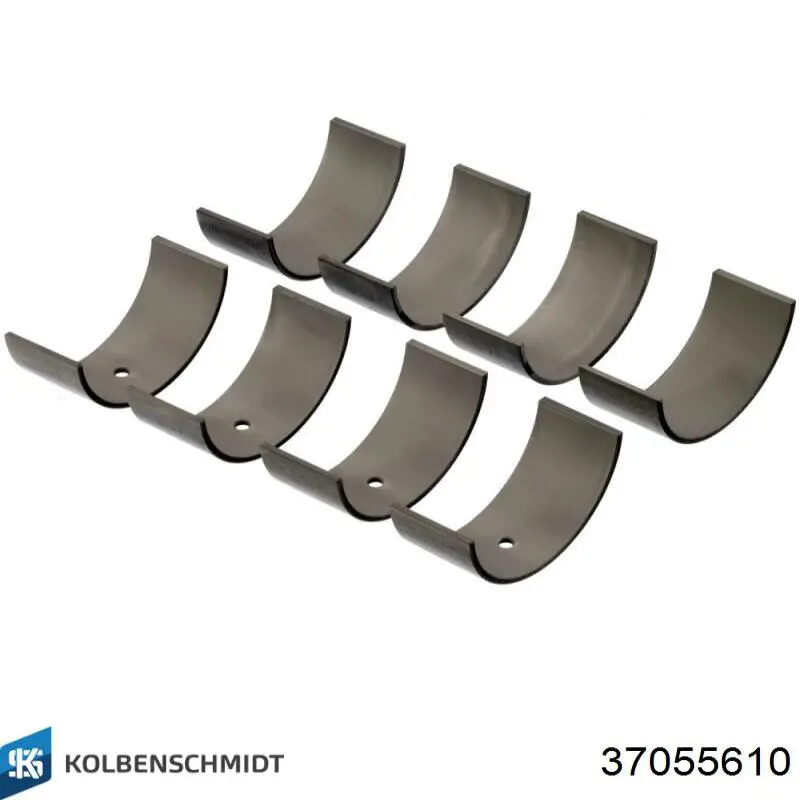 Panewki korbowodowe wału korbowego, zestaw, 1. naprawa (+0,25) Kolbenschmidt 37055610 cena, od 6,07 USD