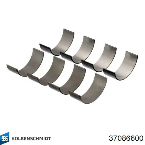 Panewki korbowodowe wału korbowego, zestaw, standardowe (STD) Kolbenschmidt 37086600 cena, od 28,54 USD