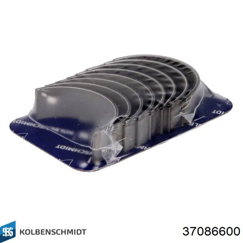 37086600 Kolbenschmidt Panewki korbowodowe wału korbowego, zestaw, standardowe (STD)