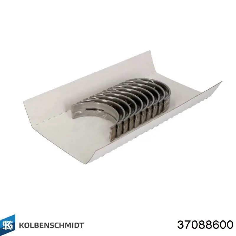 Panewki główne wału korbowego, zestaw, standardowe (STD) 37088600 Kolbenschmidt