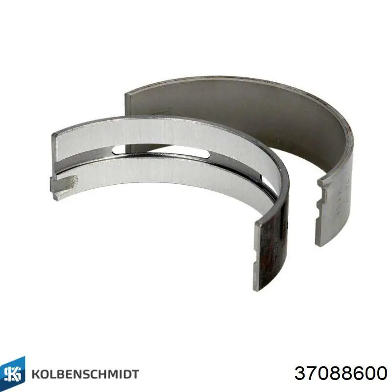 37088600 Kolbenschmidt Panewki główne wału korbowego, zestaw, standardowe (STD)
