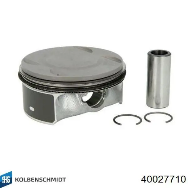 Tłok, komplet na 1 cylinder, 2. naprawa (+0,50) Kolbenschmidt 40027710 cena, od 99,34 USD