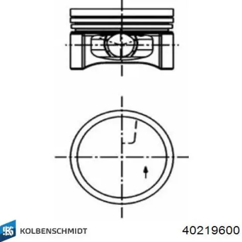 Tłok, komplet do jednego cylindru, STD Kolbenschmidt 40219600 cena, od 72,38 USD