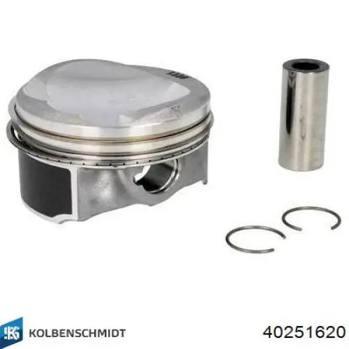 Tłok, komplet na 1 cylinder, 2. naprawa (+0,50) Kolbenschmidt 40251620 cena, od 84,01 USD