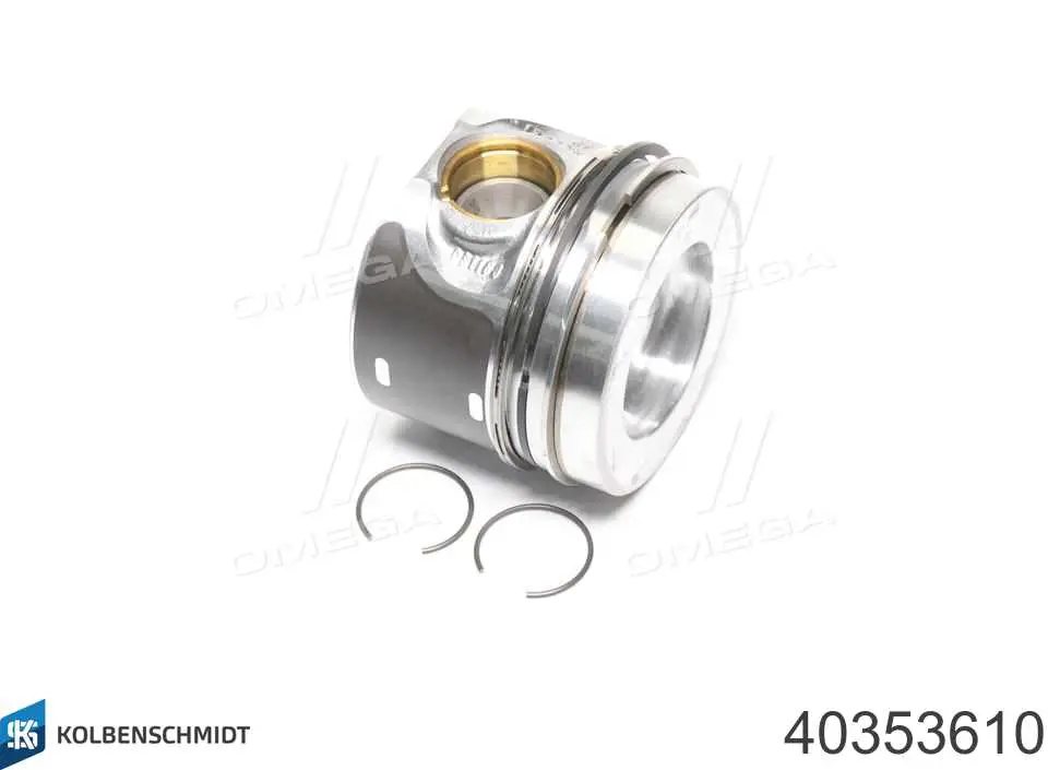 Tłok, komplet do jednego cylindru, 1. naprawa (+0,25) Kolbenschmidt 40353610 cena, od 140,40 USD