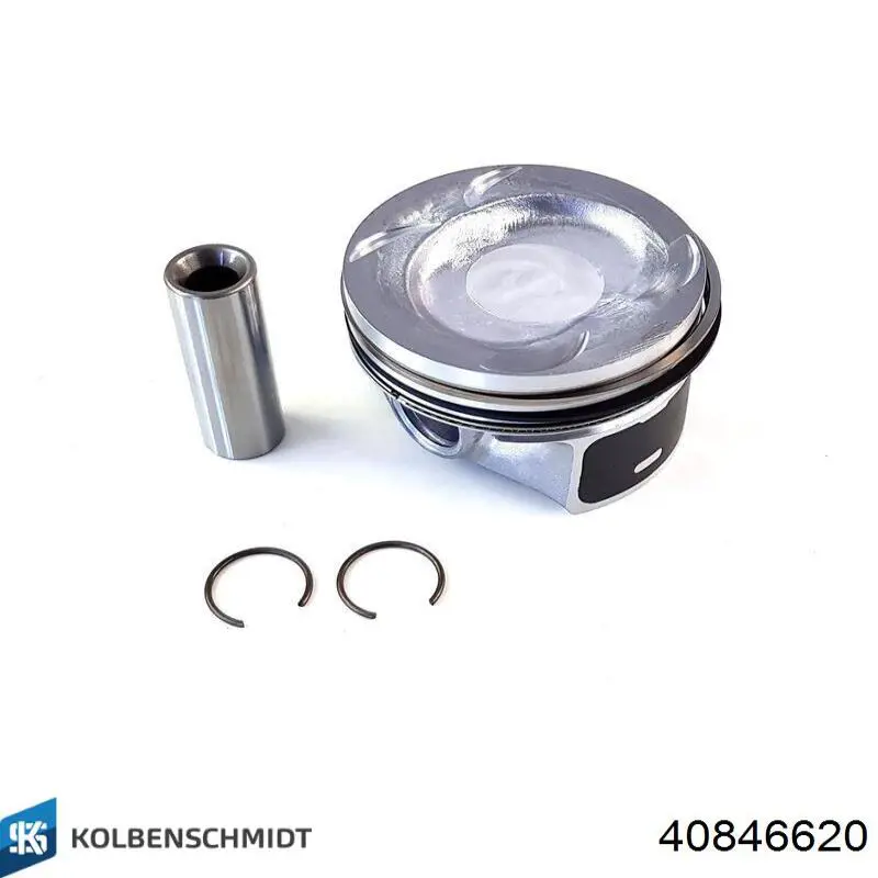40846620 Kolbenschmidt Tłok, komplet na 1 cylinder, 2. naprawa (+0,50)