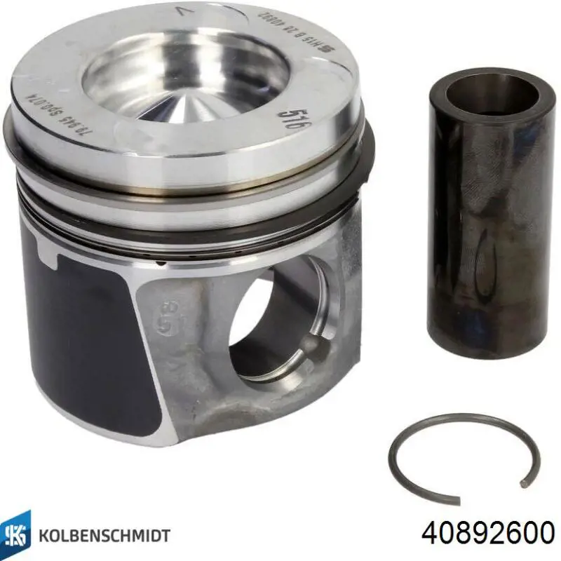 40892600 Kolbenschmidt Tłok, komplet do jednego cylindru, STD