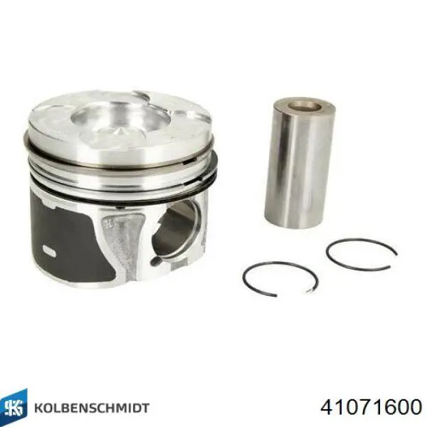 41071600 Kolbenschmidt Tłok, komplet do jednego cylindru, STD