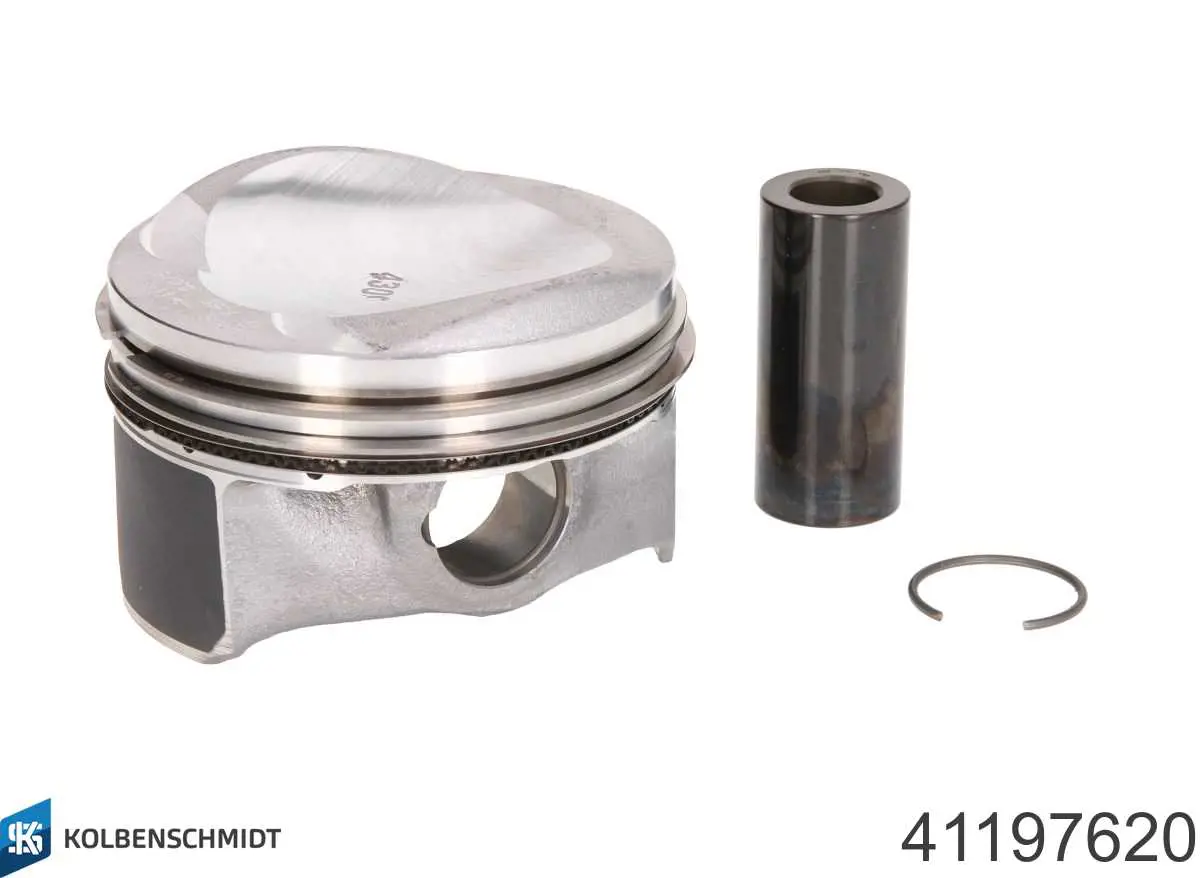41197620 Kolbenschmidt Tłok, komplet na 1 cylinder, 2. naprawa (+0,50)