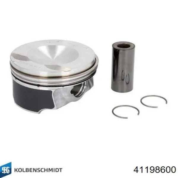 Do koszyka 41198600 Kolbenschmidt Tłok, komplet do jednego cylindru, STD