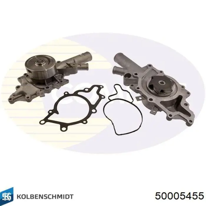 Do koszyka 50005455 Kolbenschmidt Pompa chłodząca wodna