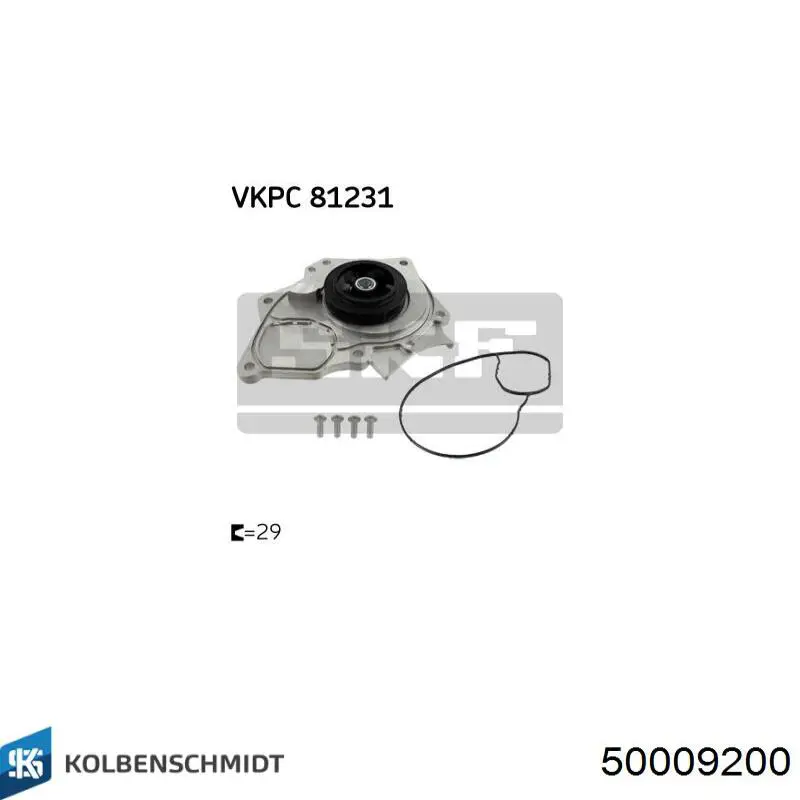 Korbowód tłoka silnika Kolbenschmidt 50009200 cena, od 146,42 USD