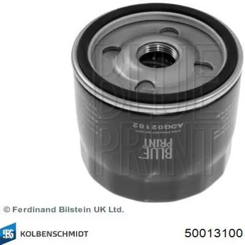 Do koszyka 50013100 Kolbenschmidt Filtr oleju