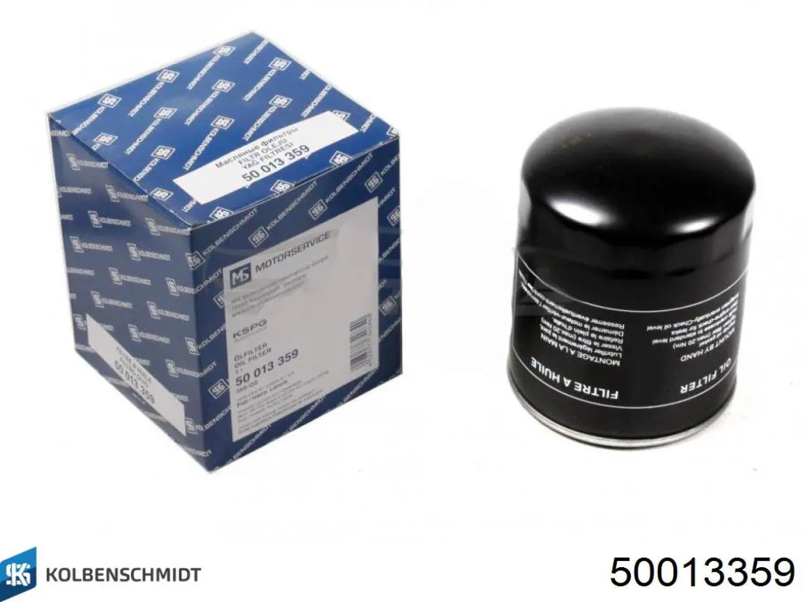 Do koszyka 50013359 Kolbenschmidt Filtr oleju