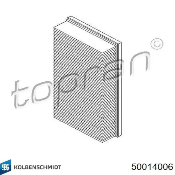 Filtr powietrza Kolbenschmidt 50014006 cena, od 10,07 USD