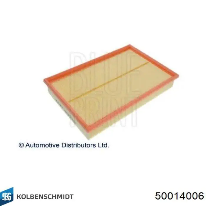 Do koszyka 50014006 Kolbenschmidt Filtr powietrza